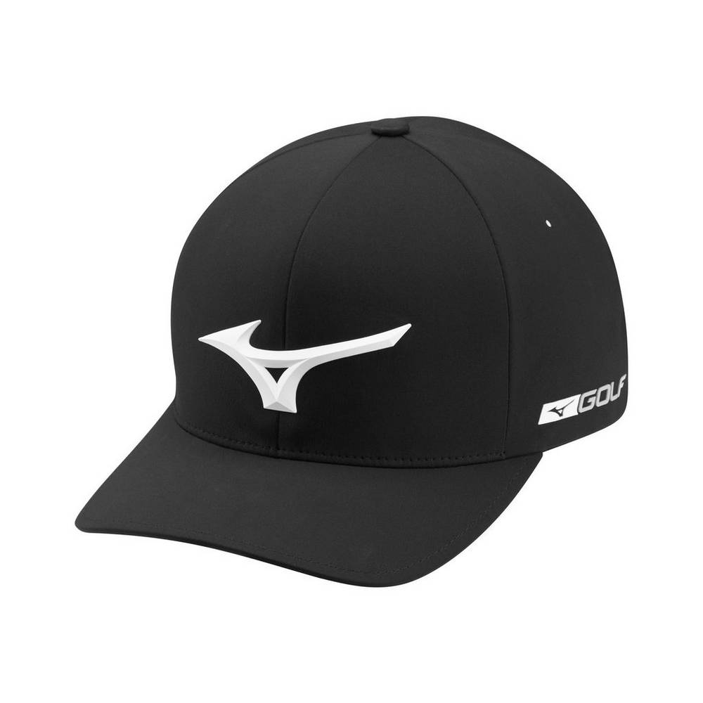 Cappello Mizuno Tour Delta Fitted Uomo - Nere - 12768-ZIXQ